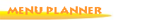 Menu Planner